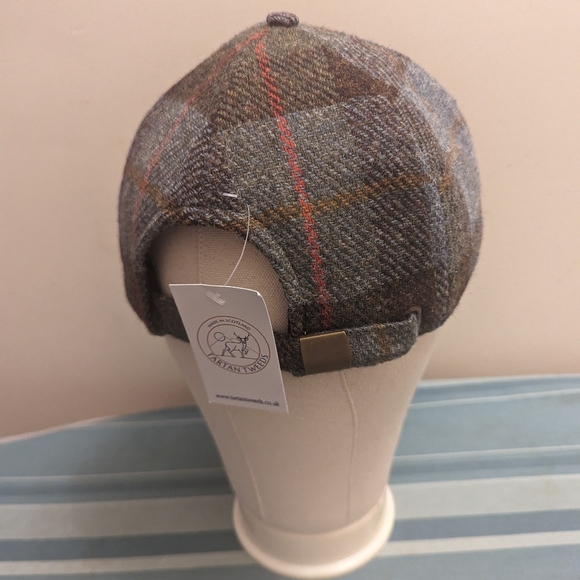 McCloud Tartan Tweeds Harrison Tweed Baseball Cap - One Size - Unisex - Picture 3 of 8